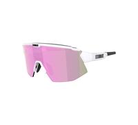 BLIZ - Occhiali da sole versatili - Breeze Small Matt White Brown w Rose Multi - Bianco Bianco