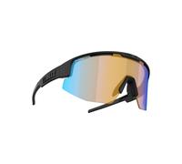 BLIZ - Occhiali da sole versatili - Matrix Matt Black Nano Optics Nordic Ligh Coral Orange W Blue Multi - Nero