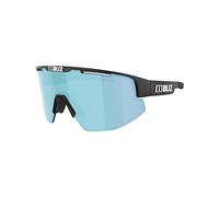 BLIZ - Occhiali da sole versatili - Matrix Matte Black Smoke w Ice Blue Multi - Nero Nero