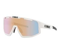Bliz Occhiali sportivi Fusion Small Matt Bianco Coral/Arancione Specchio