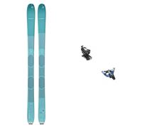 Blizzard - Attacchi sci - Set Zero G 095 W Bleu Clair 2024 in Alluminio - Blu Blu 157 cm,164 cm,185 cm