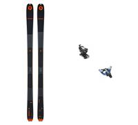 Blizzard - Attacchi sci - Set Zero G Lt 080 Noir/Orange 2024 in Alluminio - Nero Nero 178 cm,150 cm,157 cm