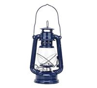 Blizzard Hurricane Oil Lamp Burning Lantern Lampada al Cherosene Vintage Lanterna in Ferro Lampada a Petrolio Decorazione(Blue)