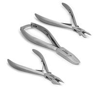 Blizzard - Kit di Strumenti Podologia 3 pezzi, pinza per punta concava, punta di freccia e punta fine per tagliare le unghie incarnite - fabbricazione tedesca per uso professionale