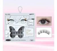 BLJ - Comic Eyes Glue-free False Eyelashes - HD03 #HD03 White Moon - 30 Clusters
