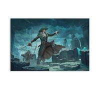 BLJKHTGG Divinity Original Sin II, poster su tela, per fan dei videogiochi, decorazione per camera da letto, regalo, decorativo, 30 x 45 cm