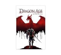 BLJKHTGG Dragon Age II, Poster su tela, motivo: videogiochi, unisex, decorazione per camera da letto, regalo, dimensione: 20 x 30 cm
