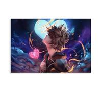 BLJKHTGG Poster con stampa artistica da parete, motivo: Kingdom Hearts, video game, idea regalo per lui e per lei, 20 x 30 cm