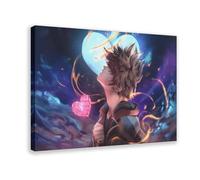 BLJKHTGG Poster con stampa artistica da parete, motivo: Kingdom Hearts, video game, idea regalo per lui e per lei, 20 x 30 cm
