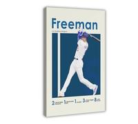 BLJKHTGG Poster di Freddie Freeman, poster da parete con stampa artistica da parete (2), 30 x 45 cm