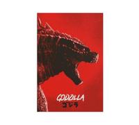 BLJKHTGG Poster su tela con mostri del film Godzilla, decorazione per camera da letto, paesaggio decorativo, regalo, 30 x 45 cm