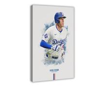 BLJKHTGG Poster su tela di Freddie Freeman, decorazione per camera da letto, paesaggio decorativo, idea regalo, 40 x 60 cm