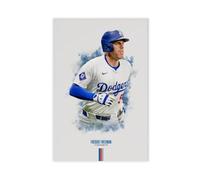 BLJKHTGG Poster su tela, motivo: Freddie Freeman, decorazione per camera da letto, paesaggio decorativo, idea regalo, 30 x 45 cm