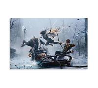 BLJKHTGG Poster su tela, motivo: Ragnarök con il dio della guerra, stampa artistica da parete, 20 x 30 cm