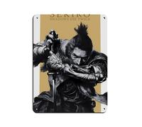 BLJKHTGG Sekiro Shadows Die Twice (6) Poster in metallo retrò, arte chic, retrò, pittura in ferro, decorazione da parete, per bar, grotte, bar, famiglie, garage, 30 x 40 cm