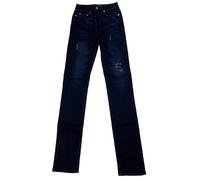 BLK DNM Jeans Alti Blu Healy Da Donna 6 #WJ770101 Taglia 26/34 NWT