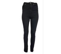 BLK DNM Jeans Neri Alta Vita Donna #WJ360101 $190 NWT