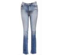 BLK DNM Jeans Skinny Alta In Denim Di Cotone Blu Chiaro Da Donna NWT