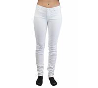 BLK DNM Jeans Slim Fit Bianchi Da Donna #WJ790102 $215 NWT