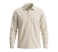BL'KER - Polo Manica Lunga Interlock a 3 Bottoni Burlington - - Tops - Uomo - Beige - 2XL
