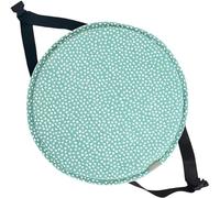 BLLMTEAR 1/2/4 Confezioni Diametro 30cm/33cm/35cm/40cm/45cm Cuscini for Sedia, Cuscino for Sedia da Pranzo Rotondo, Cuscini for Sedie Antiscivolo con Ganci Elastici(5,1pc:40cm/15.7in)