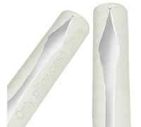 BLLMTEAR 2 Federe for Cuscino Cervicale con Chiusura Lampo - Federa Cilindrica Traspirante for Cuscino Cilindrico con Cerniera, Lavabile(6,2pcs:20x80cm)