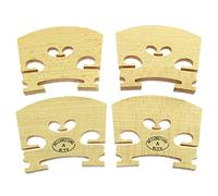BLLNDX Ponte per violino 4PCS 4/4 Full Size Violino Ponte Acero Alta Qualità Parti Violino