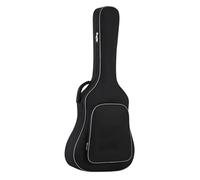blloocod Zaino Borsa per Chitarra, Custodia Imbottita 10mm (0.4 inch), Spallacci Regolabili, Tessuto Resistente all'Acqua, Tasca Frontale 26x32 cm (10.2x12.6 inch)