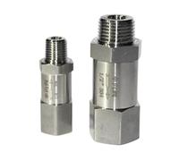 BLLUYJXZ 1 valvola di ritegno da 1/8" 1/4 1/2 3/4 Pollici Filettatura Maschio-Femmina in Acciaio Inossidabile 304 valvola di ritegno unidirezionale(3-4,External Thread in)