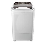 BLLXMX Mini Lavatrice Semiautomatica A Canna Singola di Grande capacità, Design Portatile E Compatto, capacità di Lavaggio Integrata 7KG con Funzione di Cronometraggio