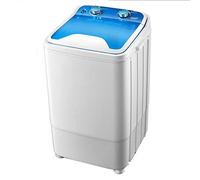 BLLXMX Mini Lavatrice Semiautomatica A Canna Singola di Grande capacità, Design Portatile E Compatto, capacità di Lavaggio Integrata 7KG con Funzione di Cronometraggio