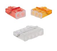 BLM, confezione da 100 terminali Mini Connex a inserimento diretto per cavi da 0,2 a 2,5 mm², 450 V, 24 A, lunghezza di spelatura 11 mm, 30 ingressi x 2, 50 ingressi x 3, 20 ingressi x 5