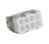 BLM, confezione da 50 terminali a inserimento diretto Mini Connex, 8 ingressi, compatibilità con cavi da 0,2 a 2,5 mm², tensione 450 V, corrente 24 A, lunghezza di spelatura 11 mm