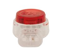 BLM, connettori elettrici impermeabili a 3 vie, confezione da 10, rosso/blu, per cavi rigidi da 0,4-0,9 mm² e flessibili da 0,4-0,65 mm², terminale a inserimento diretto, gel sigillante