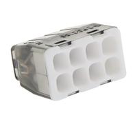 BLM, Mini Connex Terminale a inserimento diretto a 6 ingressi, confezione da 10, compatibile con cavi da 0,2-2,5 mm², tensione 450 V, corrente 24 A, spelatura 11 mm