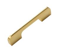 BLMAGS Maniglia for porta in lega di alluminio for armadio scorrevole, cassettiera, leva for porta moderna estesa color oro, installazione(S)