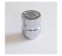 BLMAGS Maniglia for porta in rame, armadio scorrevole, cassettiera, pomello for porta moderno con foro singolo rotondo, installazione(Silver,M)