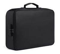 Blmirror Borsa Portadocumenti Ignifuga con Serratura Home Office Travel Cassetta di Sicurezza Ignifuga e Impermeabile Archiviazione File con Maniglia Portatile