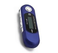 Blmirror Mini Lettore MP3 USB 2.0 Piccola unità Flash Lettore Musicale LCD Multilingue con Jack Audio da 3,5 mm Spegnimento Automatico Facile Installazione Facile da Usare (B)