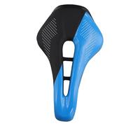 Blmirror per Bici da Strada Ultraleggera per Bicicletta A Naso Corto in Pelle PU Prostatica Cava Parti di Bicicletta Nero Blu