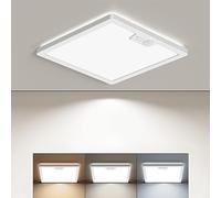 BLNAN LED Plafoniera con Sensore di Movimento, 18W Lampada da Soffitto Sensore di Movimento per Interni, Caldo Bianco Neutro Bianco Freddo per Cucina, Corridoio, Balcone, Camera da Letto 22cm