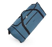 Blnbag M4 Borsa da Viaggio con Rotelle Borsa da Viaggio Morbida, Borsa da Viaggio Leggera Pieghevole con Ruote, Borsa a Rotelle, 90 litri, Aquagreen