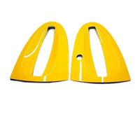 BLNETU Accessori Esterni Maniglie Delle Porte Ciotola Decorazione Copertura Adesivi Per Auto Protettivi Per Mercedes Per Smart 451 Per Fortwo 2008-2014(Giallo)