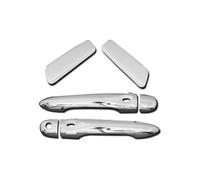 BLNETU Accessori Esterni Posteriori Cromati Maniglia Per Porta Per Renault Per Clio 4 2012-2018 Modifica In 2 Pezzi In Acciaio Inossidabile(With Sensor)