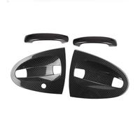 BLNETU Accessori Per Auto Protezione Del Rivestimento Maniglia Porta Laterale Esterna In Fibra Di Carbonio Per Smart Per Fortwo 451 2009-2015 1 Set