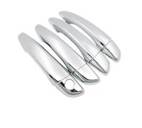 BLNETU Accessori Per Lo Styling Cromati Set Di Finiture Per La Copertura Maniglia Portiera Parte Esterna Parte Esterna Per Opel Per Crossland X 2018-2023(Metallic Silver 4pcs)