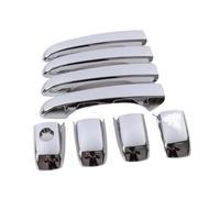 BLNETU Adesivo Per Coperture Maniglie Per Porte ABS Cromato 4 Per Jeep Per Grand Per Cherokee WK2 2011-2017 Accessori Esterni 8 Pezzi(No intelligent)