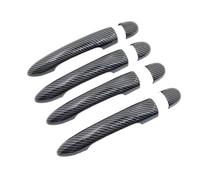 BLNETU Copertura Per Maniglia Della Portiera Auto Per Renault Per Fluence 2009 2010 2011 2012 2013 2014 2015 2016 2017 2018 2019(No Keyhole No Button)