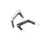 BLNETU Cornice Decorativa Per Bracciolo Interno Car Styling Car Maniglia Interna Per Porta Interna Trim Per Peugeot 308 308s 408 (Matt silver)