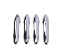 BLNETU Cover Adesiva Per Maniglie Esterne Auto Per Kia Per Optima K5 TF MK3 2011 2012 2013 2014 2015(Silver 0 button)